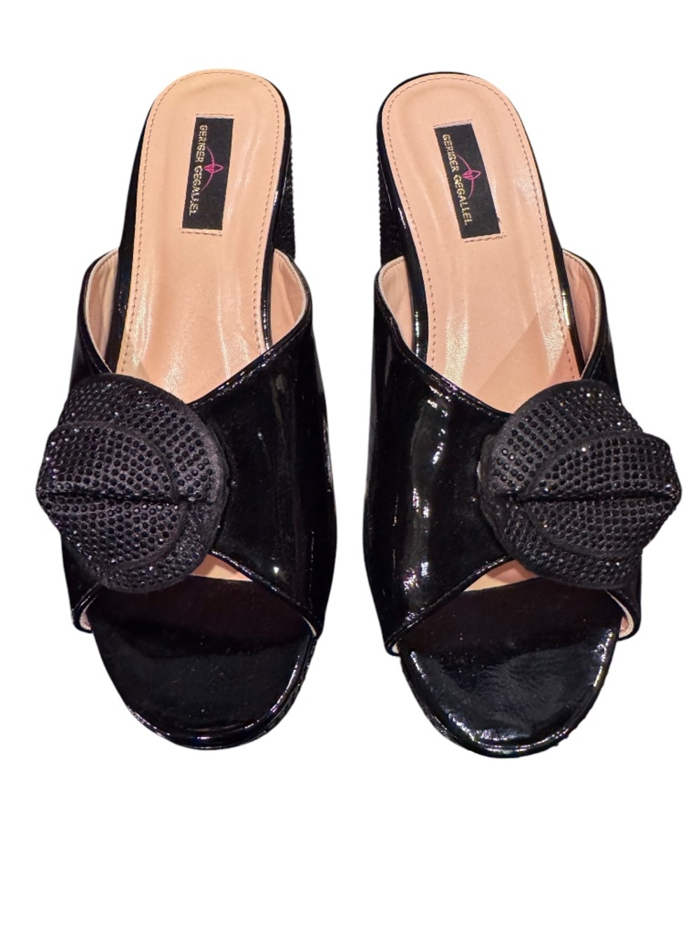 Geiger Gegallel Patent Leather Sandals